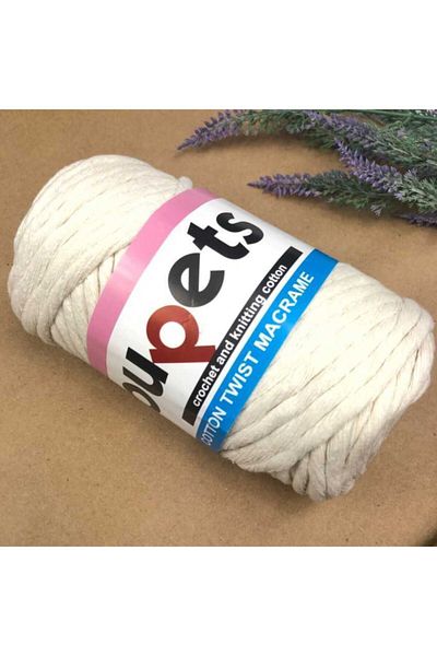Puppets Macrame-scanning Thread 4mm 250gr