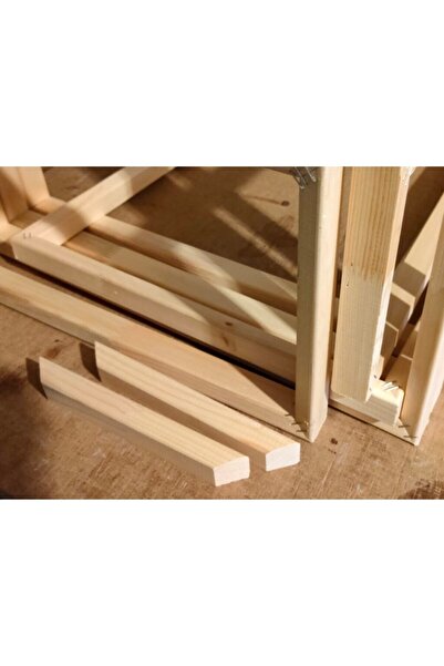 KanvasSepeti 5li Set 20x20cm Tuval Şasesi Kasnak Punch Nakış Için Ahşap Şase