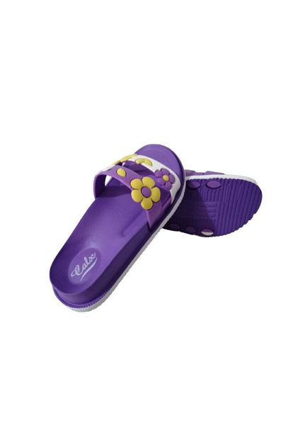 Calx Ca0185-020 Girl's Lilac Floral Daily Walking Slippers