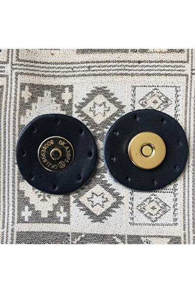 Alfa Tasarım Închidere rotundă pentru geantă din piele naturală cu magnet aur...