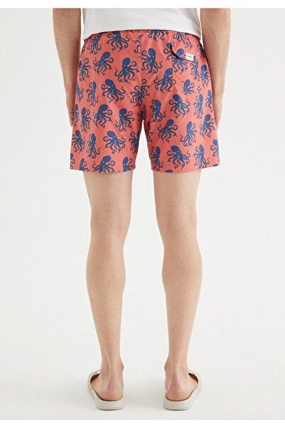 WESTMARK LONDON Men's Red Regular Fit Sea Shorts