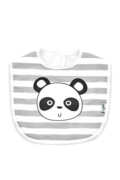 Babyjem Pruhovaná zástěra s potiskem 431