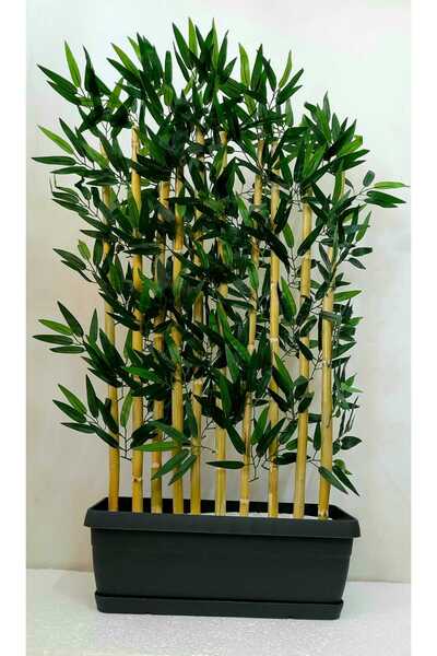 ERHAN FLOWERS 10'lu 100 cm bambu plastik saksı