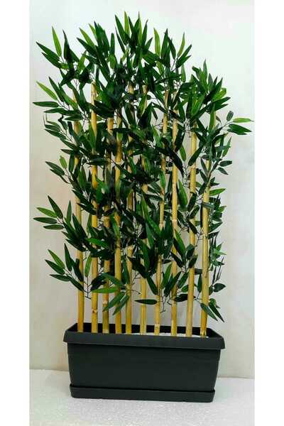 ERHAN FLOWERS 10'lu 140 cm bambu plastik saksı
