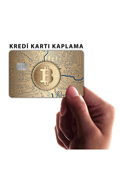 vascones Autocolant placat cu carduri de aur Bitcoin