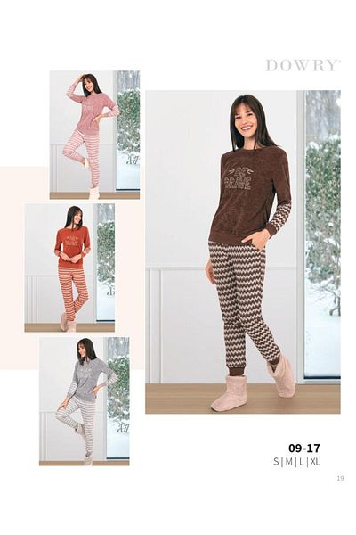 DOWRY Long Sleeve Women's Pajama Set