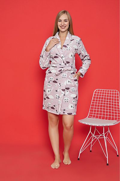 Asel Rochie de toaletă din lână cu model pentru femei