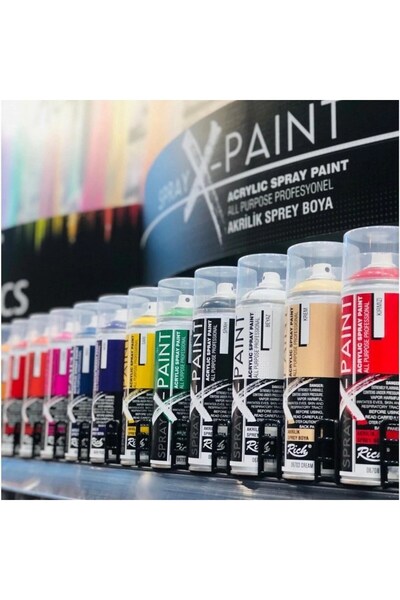 Rich X Paint Sprey Boya 400ml 11461 Neon Sarı