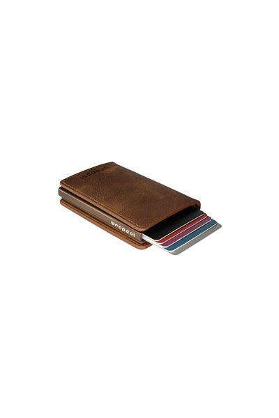 Wrapsol Mechanism Wallet Smart Card Holder Book Leather