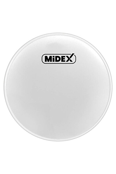 Midex DR-20WH Beyaz Renk 20 İnç Kick Bateri Davul Derisi Drumhead 20'' inch (...