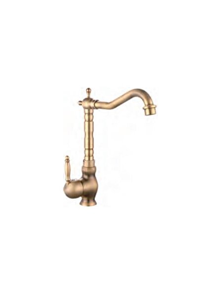 FLEKO OLD-11 Rustik Antik Evye Bataryası Gold