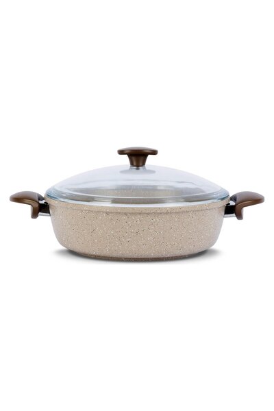 ThermoAD Granite Flatbread Pot 28 Cm Mink