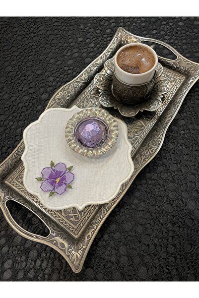 Acurmans İğne Oyası Kahve Yanı Sunum Peçetesi