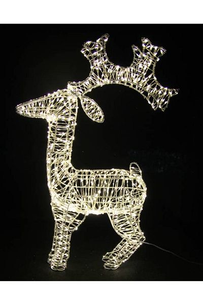 Marsel Project Led Lighted Metal Deer Decor