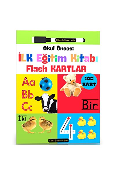 Enine Boyuna Eğitim الكتاب التعليمي الأول لمرحلة ما قبل المدرسة (بطاقات فلاش ...