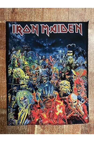 StüdyoÜmitTişört IRON MAIDEN - Best Of Eddie Backpatch,sırt yaması,arma,peç