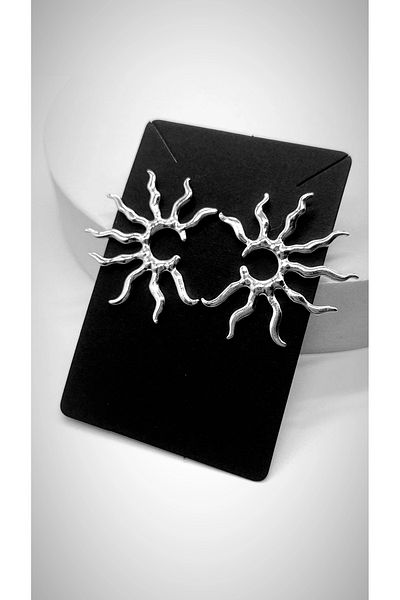 My secret SUN MODEL SILVER COLOR DESIGN EARRING
