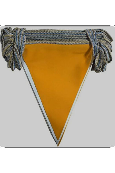 Görkem Toptan 25 Metre Branda Üçgen Flama Bayrak Turuncu Ve Beyaz Ipe Dizili ...