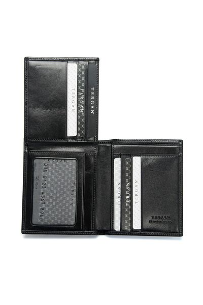 Tergan Black Leather Men's Wallet 01339b06