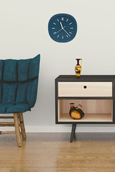 Apricity Dekoratif Renkli Kare Beton Duvar Saati 26 Cm - Fresco