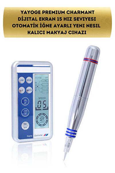 YAYOGE DİJITAL EKRAN 15 HIZ SEVIYESI OTOMATİK İĞNE AYARLI YENI NESIL KALICI M...
