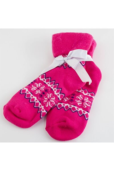 AKSESUARIM Коледни термо чорапи с флорални мотиви