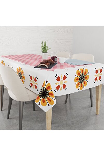 ZELAL Klasik Okul Sıra Masa Örtüsü - Dertsiz, Leke Tutmaz, Kolay Temizlenir