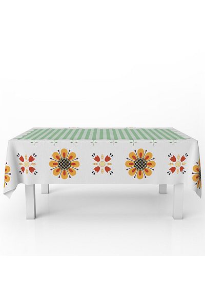 ZELAL Classic School Tablecloth - Carefree, Stain-Proof, Easy to Clean