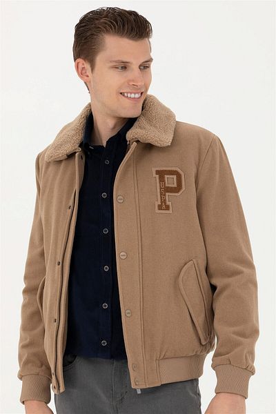 U.S. Polo Assn. Men's Camel Stamp Coat