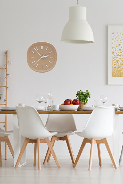 Apricity Dekoratif Renkli Kare Beton Duvar Saati 26 Cm - Karton