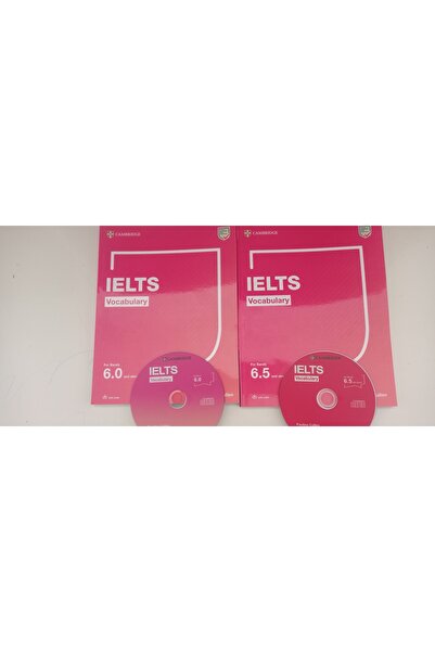 Cambridge English Ielts Vocabulary Up to Band 6.0 -6.5 with cd iki kitap iki cd
