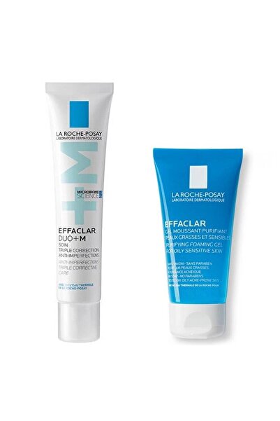 La Roche Posay Effaclar Duo+ M Yüz Bakım Kremi 40 ml + Effaclar 50 ml Jel