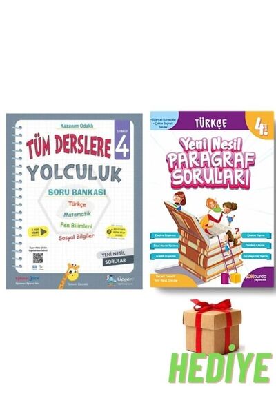 Üçgen Yayıncılık 4. Sınıf tüm derslere yolculuk + onburda yeni nesil paragraf...