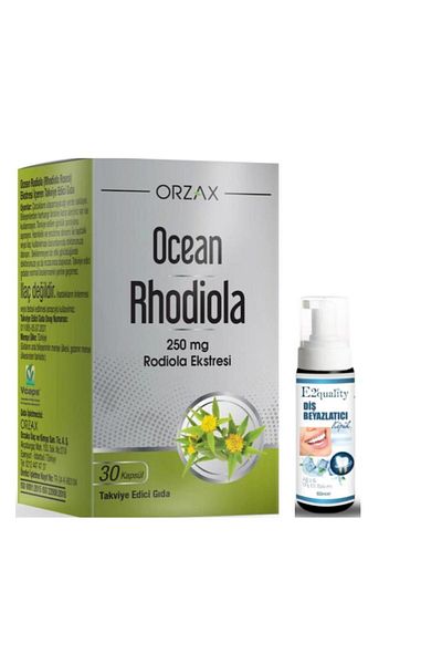 Ocean Orzax Ocean Rhodiola Capsule 250mg - 30 Capsules Teeth Whitening Foam Gift