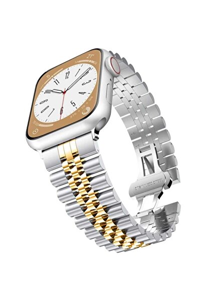 Cool Cold Apple Watch Band Uyumlu 38mm/40mm/41mm/iwatch Seri 10 42mm/çelik Ay...