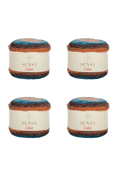 SENSY Cake Knitting Yarn 4 Pieces