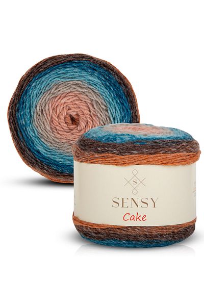 SENSY Cake Knitting Yarn 4 Pieces