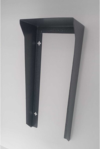 Acil Pano Diafon Small Zil Paneli Kapı Zili Koruyucu Metal Yağmurluk Aparatı 15x34x8 Antrasit