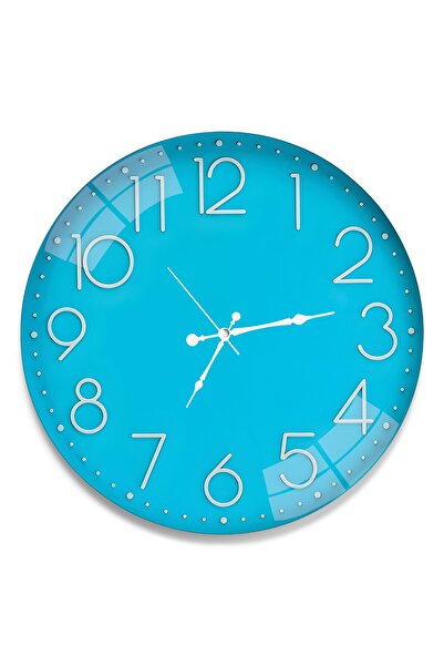 EMYA HOME Ceas din sticlă vintage albastru - 40 cm