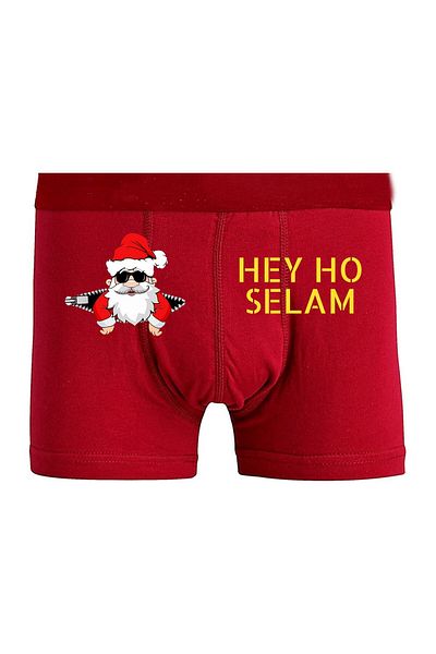 BoxerMasters Red Christmas Gift Santa Claus Boxer