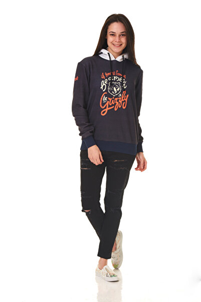 Streetfly Світшот з капюшоном і принтом для жінок