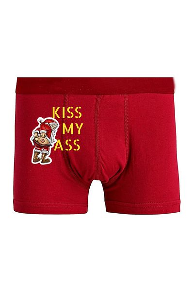 BoxerMasters Red Christmas Gift Santa Claus Boxer