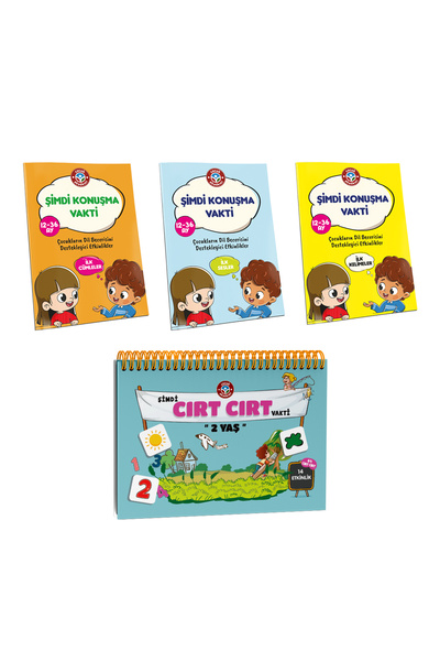 Çocuk Akademi Şimdi Konuşma Vakti Seti ve 2 Yaş Şimdi Cırt Cırt Vakti