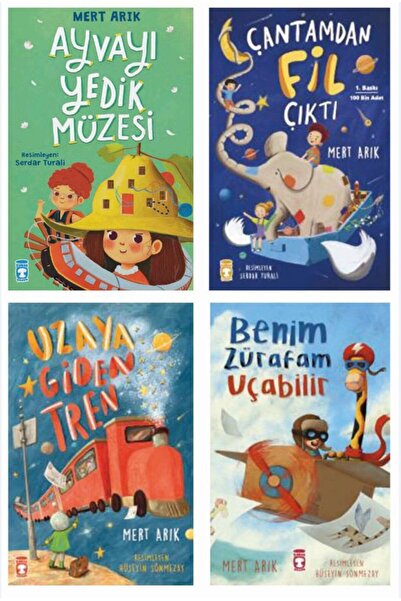 Timaş Çocuk 2. 3. 4. Sınıf Okuma Kitapları Ayvayı Yedik Müzesi ve Melodi 8 Kitap Set - Mert Arık - Anıl Basılı