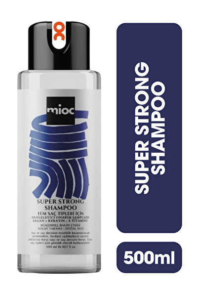 Mioc Kozmetik شامبو Mioc Professional Super Strong لجميع أنواع الشعر 500 مل
