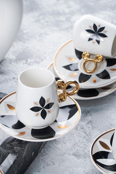 ACAR Maison Set of 6 Coffee Cups - 90 ml