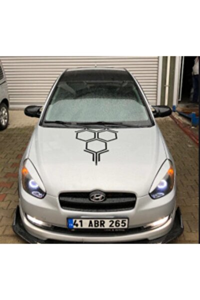 CARSESUAR Hyundai Accent Era Batman Yarasa Ayna Kapağı Piano Black Abs Plastik