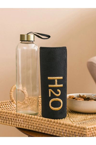 LC Waikiki قارورة زجاجية بغطاء H2O سعة 600 مل