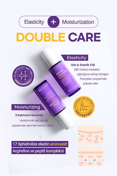 MAXCLINIC Anti-Wrinkle Essence Containing Low Molecule Collagen MAXCLINIC Double Collagen Essence 50 ml