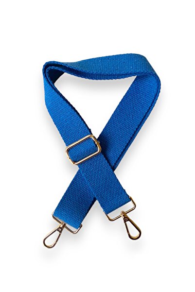 alfa tasarım atölyesi حزام حقيبة قطن مع إكسسوارات ذهبية عالية الجودة (120 سم)